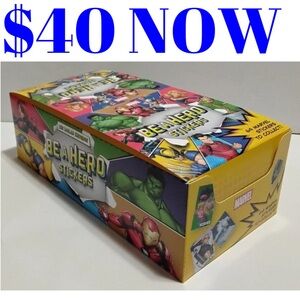 100 PACKS 2025 Marvel Be A Hero Superstore Loblaw Sticker Card Pack 400 Stickers